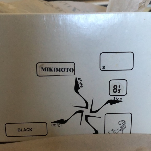 Mikimoto high heels with bead anklet to wrap around 8.5 womens - Picture 4 of 4